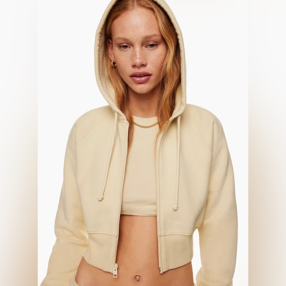 Aritiza TNA - Cozy Fleece Perfect Banded Zip Hoodie
